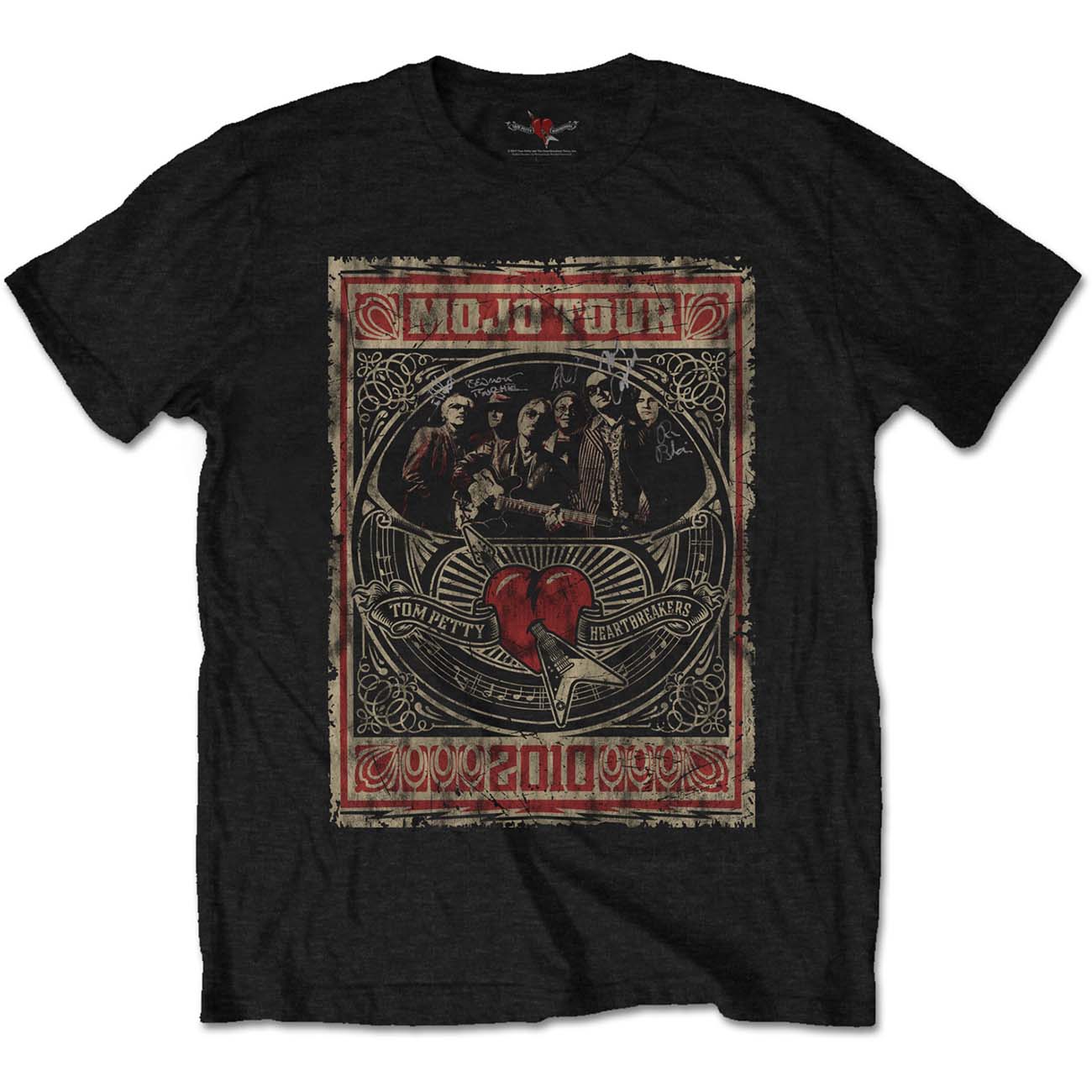 Tom Petty a The Heartbreakers Mojo Tour Unisex T-Shirt