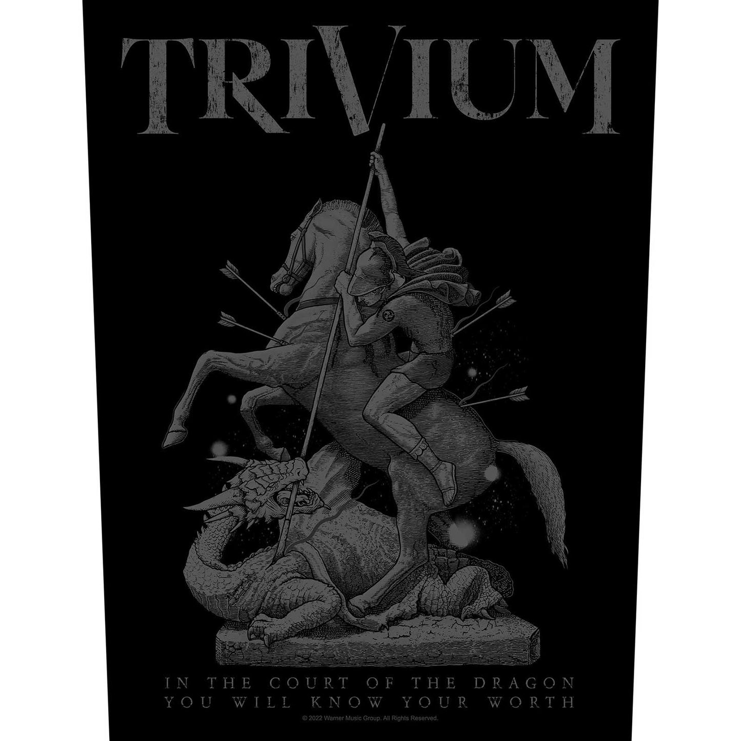 TRIVIUM BACK PATCH: IN THE COURT OF THE DRAGON