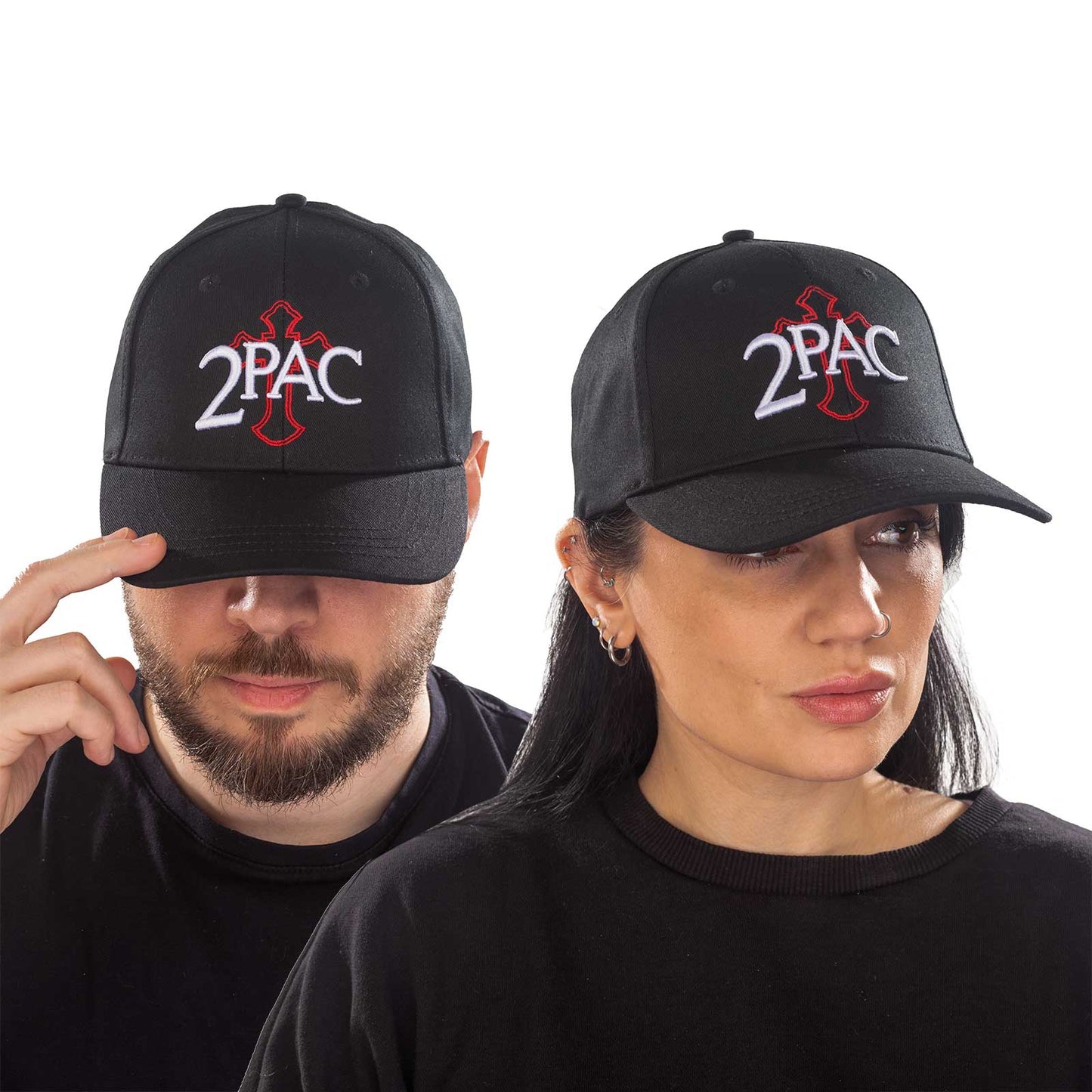 Tupac Cross Logo Unisex Baseball Cap