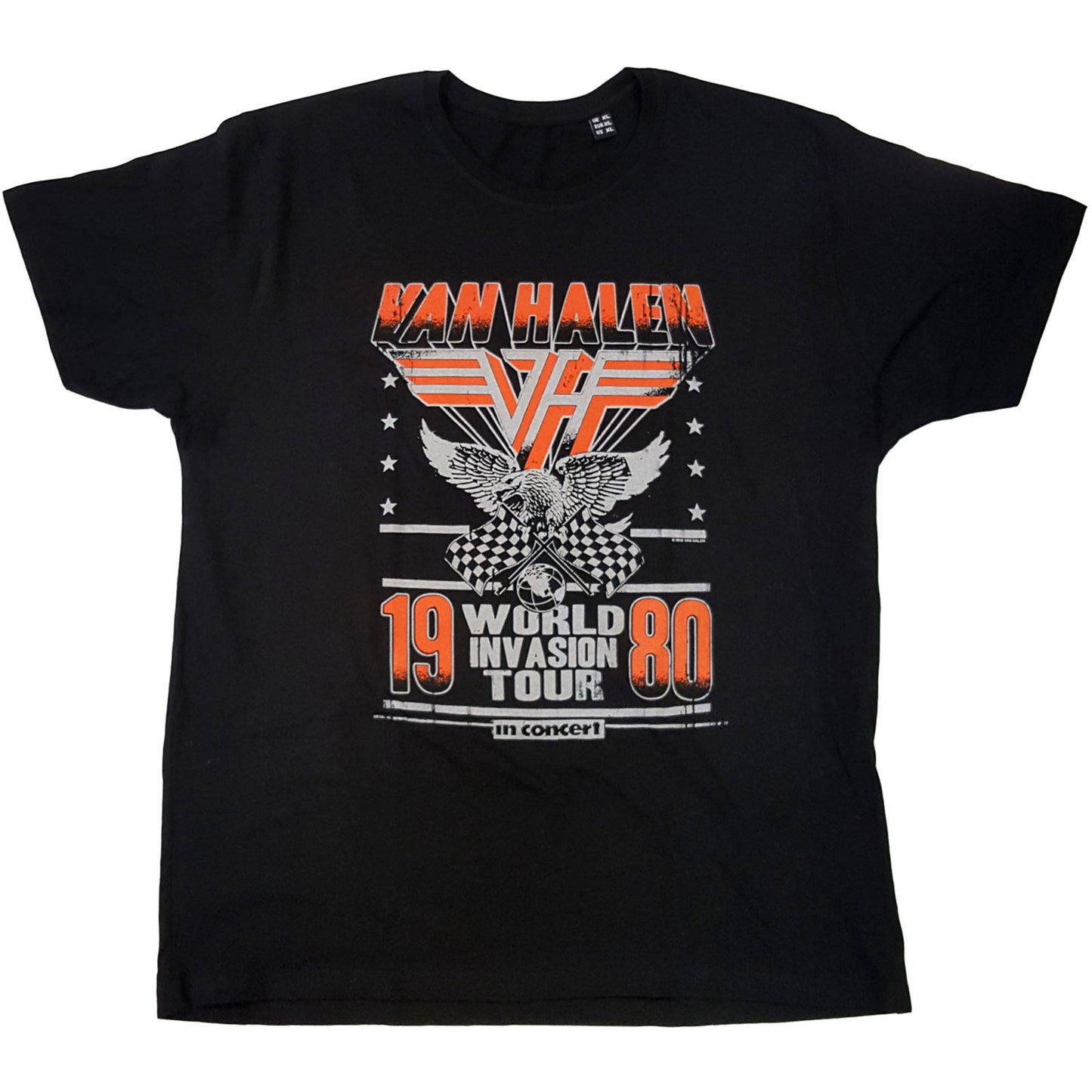 VAN HALEN UNISEX T-SHIRT: INVASION TOUR '80