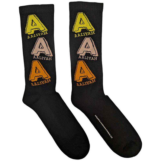 Aaliyah Tricolour Logo Unisex Ankle Socks