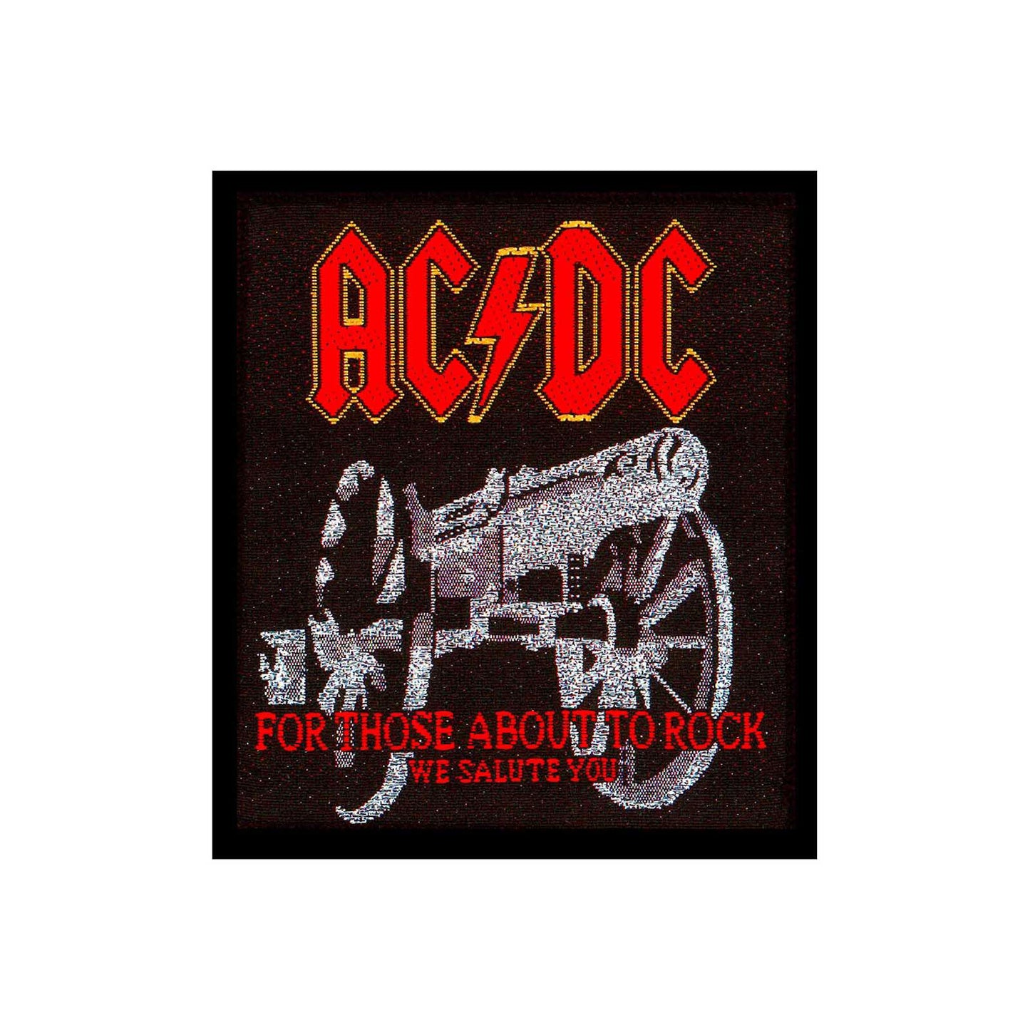ACDC Patch For Those About To Rock Band Patch