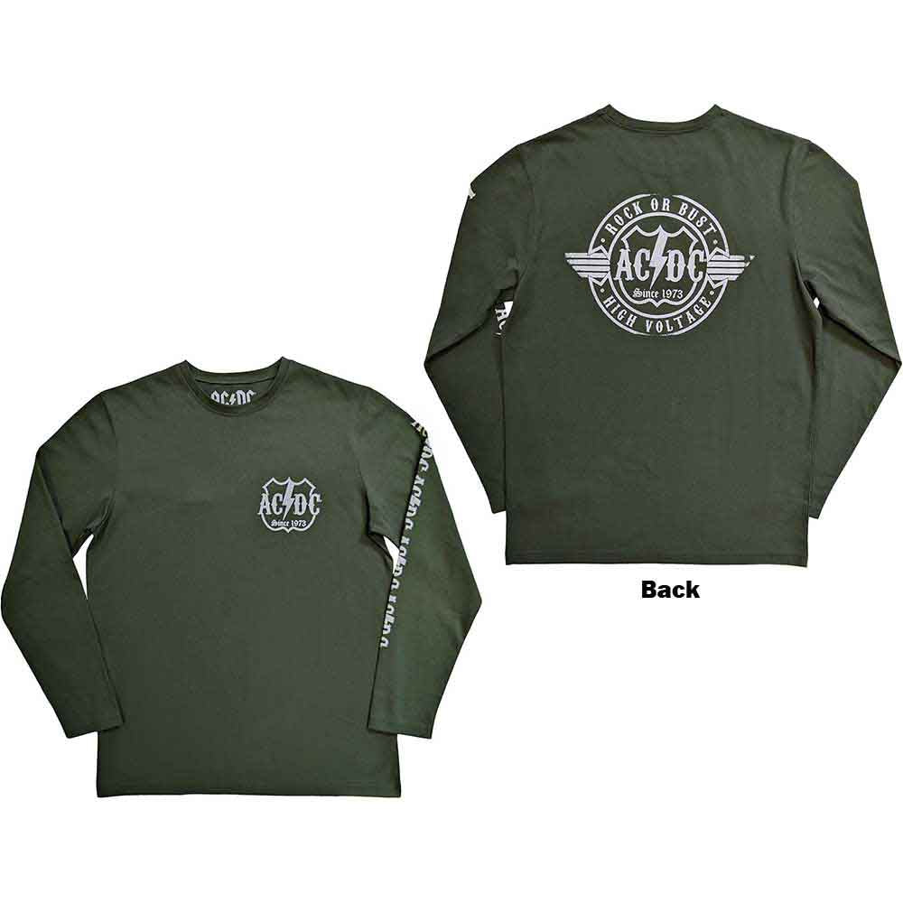 ACDC Rock or Bust Unisex Long Sleeve T-Shirt