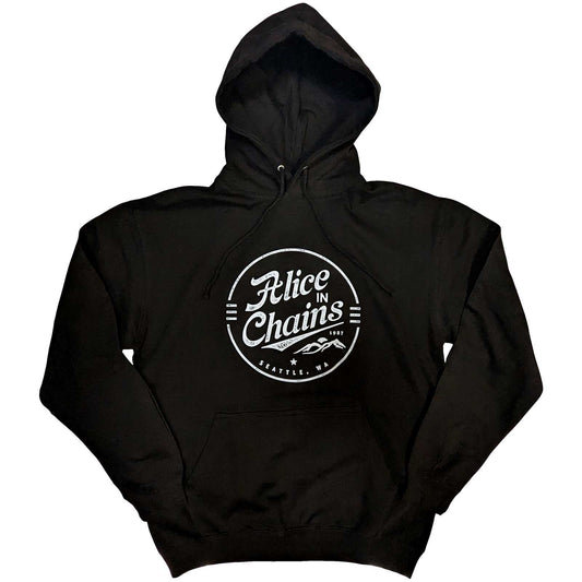 Alice in Chains Circle Emblem Pullover Hoodie