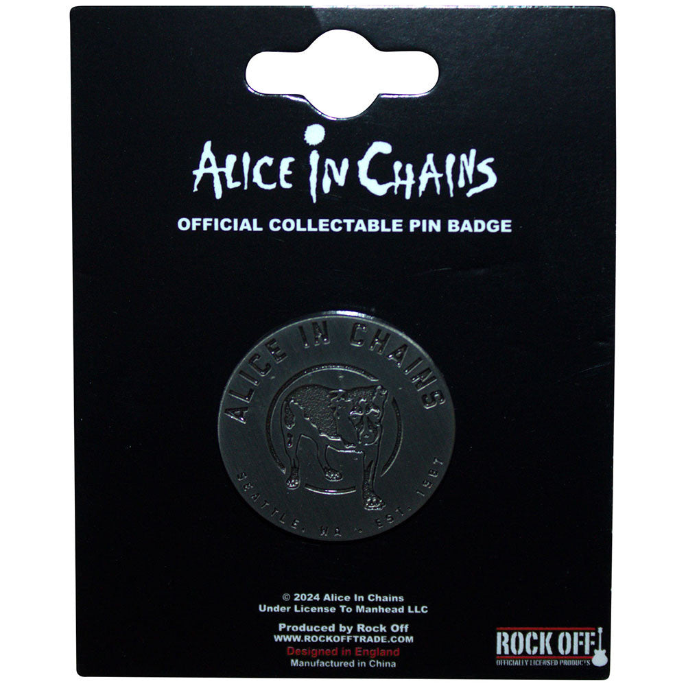 Alice In Chains Three Legged Dog Pin Badge