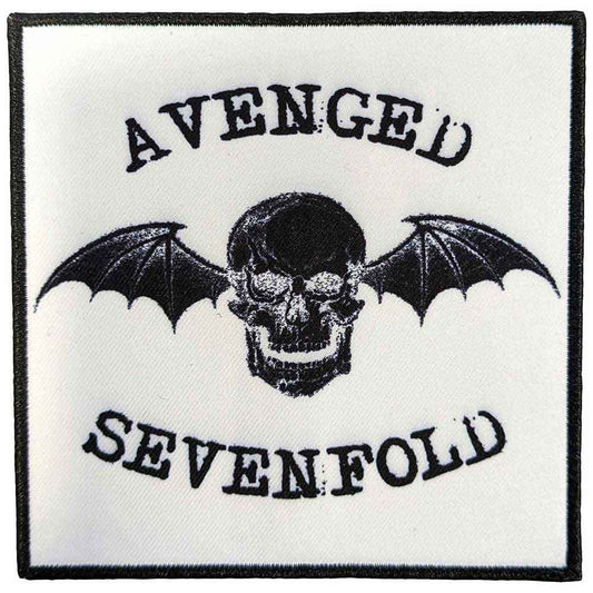 Avenged Sevenfold Classic Deathbat Negative Printed Patch