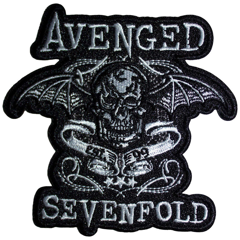 Avenged Sevenfold Deathbat Banner Cut-Out Patch