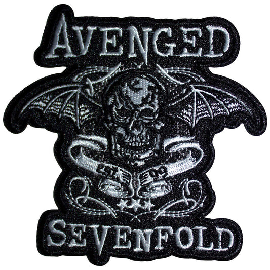 Avenged Sevenfold Deathbat Banner Cut-Out Patch