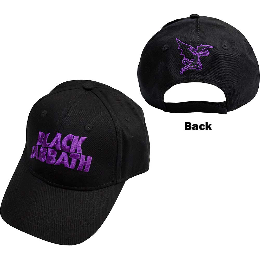 BLACK SABBATH UNISEX BASEBALL CAP: DEMON & LOGO