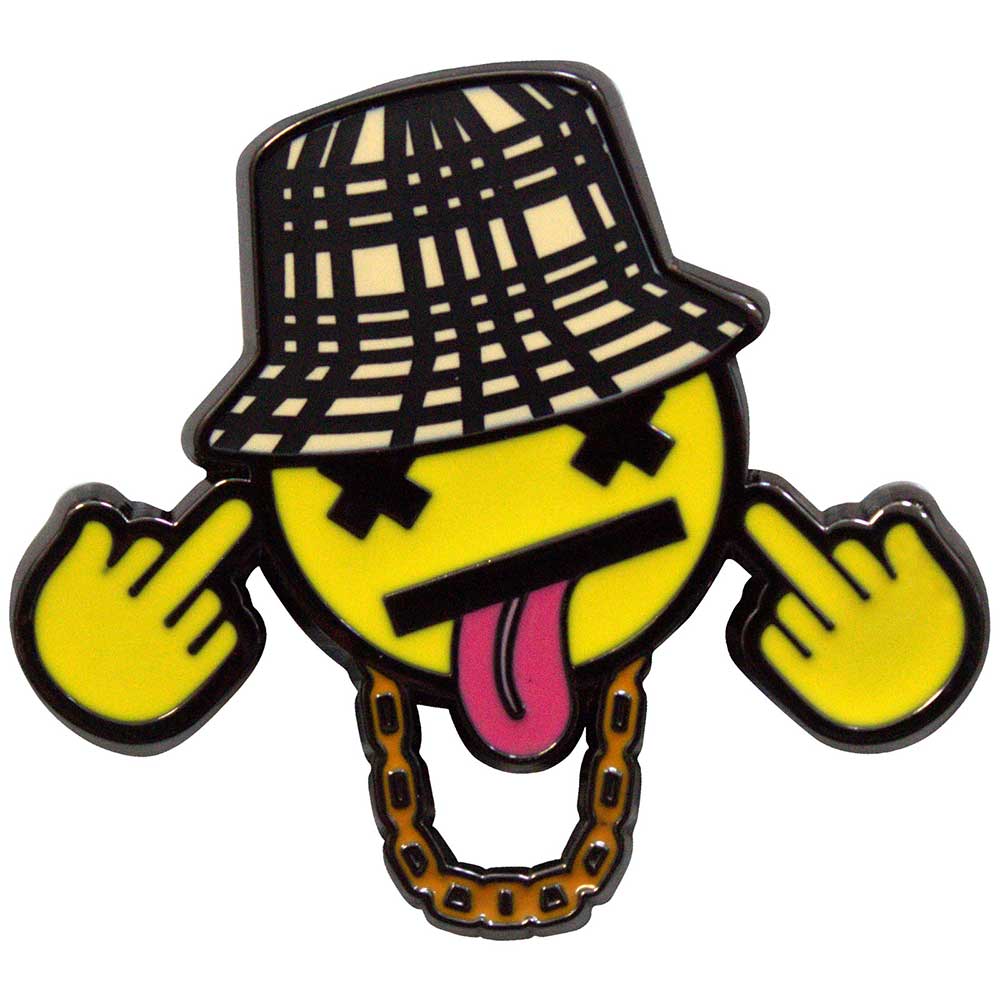 Bad Boy Chiller Crew Disrespectful Emoji Pin Badge