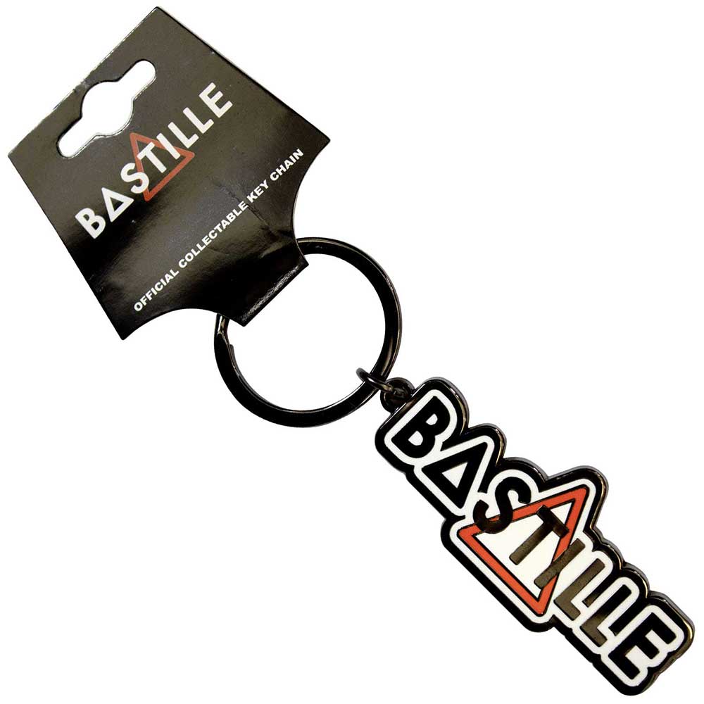 Bastille Orange Triangle Keychain