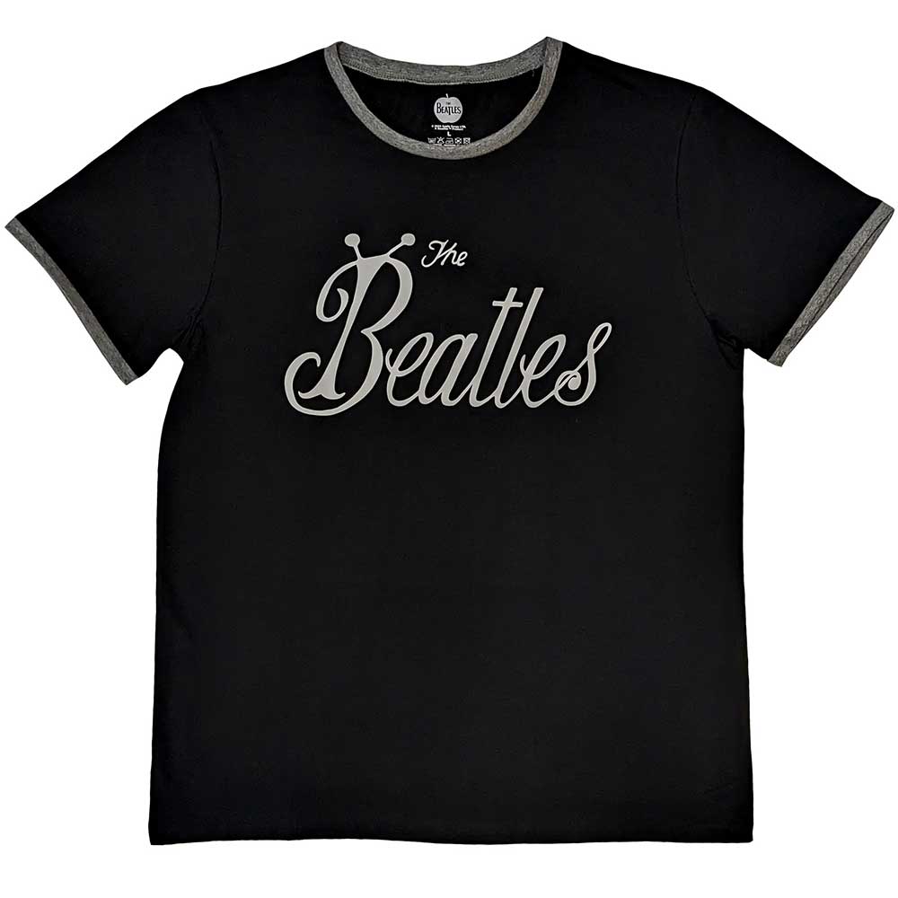 The Beatles Bug Logo Unisex Ringer T-Shirt