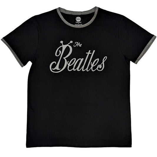 The Beatles Bug Logo Unisex Ringer T-Shirt