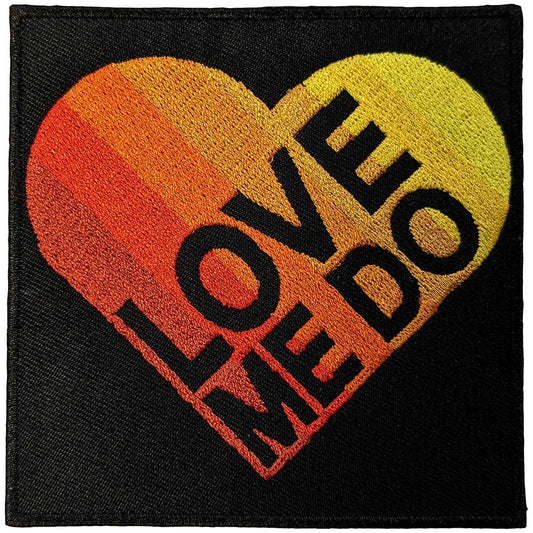 The Beatles Love Me Do Gradient Heart Woven Patch
