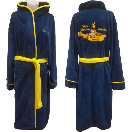 THE BEATLES UNISEX BATHROBE: YELLOW SUBMARINE