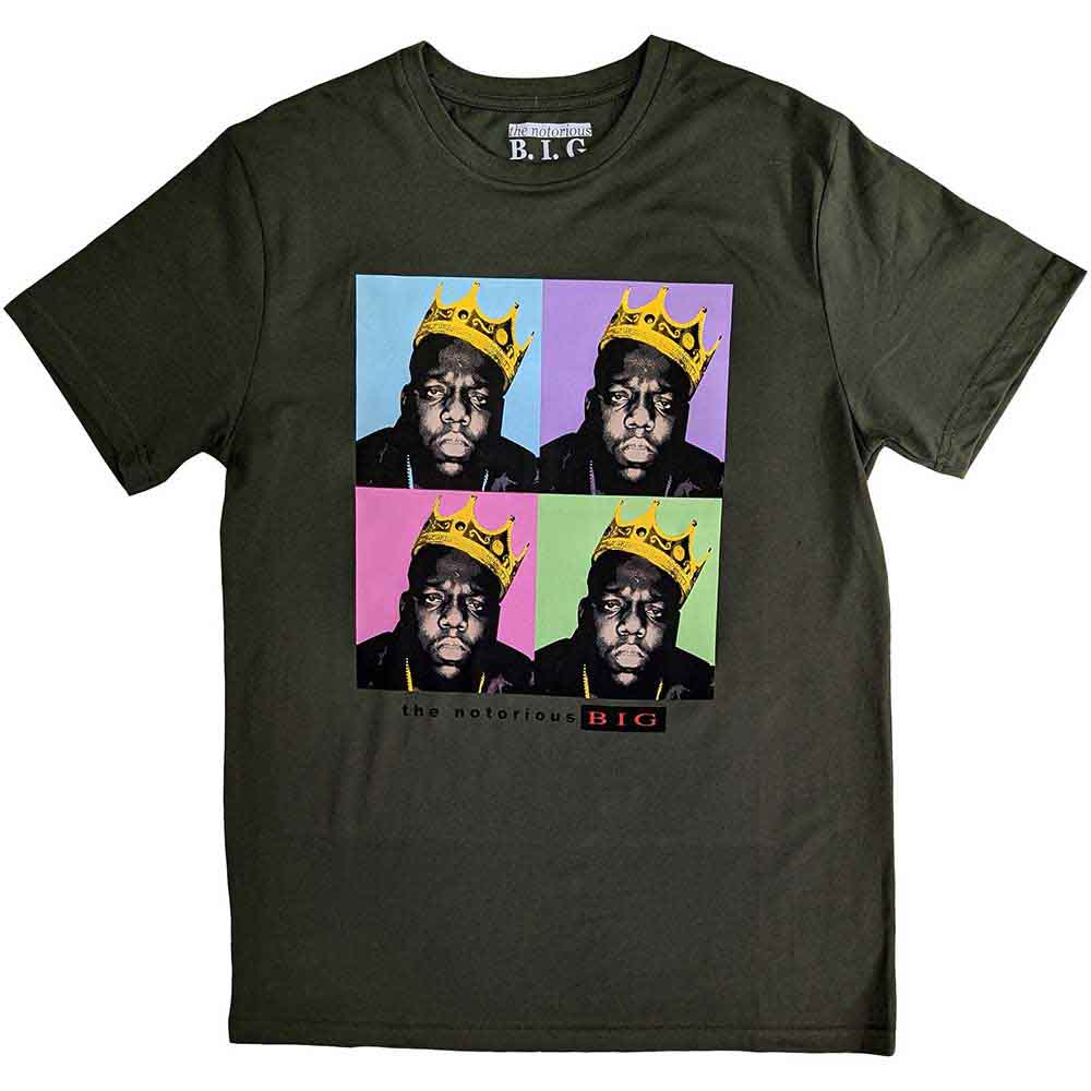 Biggie Smalls Crown Pop Art Unisex T-Shirt