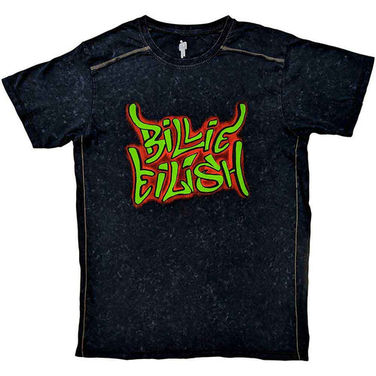 Billie Eilish Graffiti T-Shirt Wash