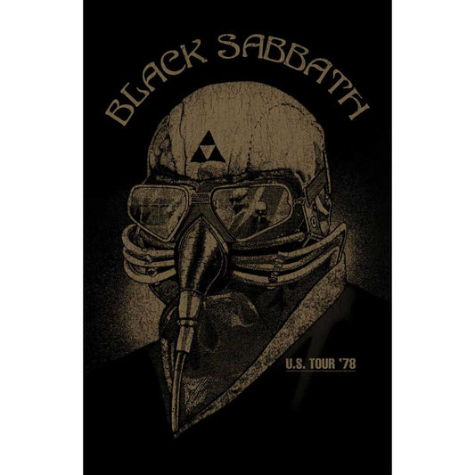 Black Sabbath Us Tour 78 Textile Poster