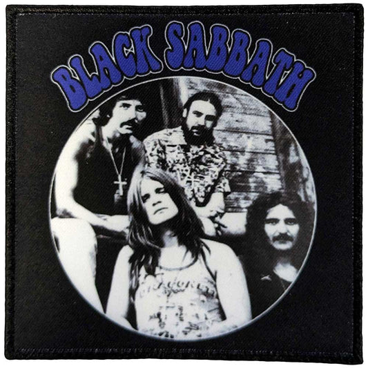 Black Sabbath Band Photo Circle Printed Patch