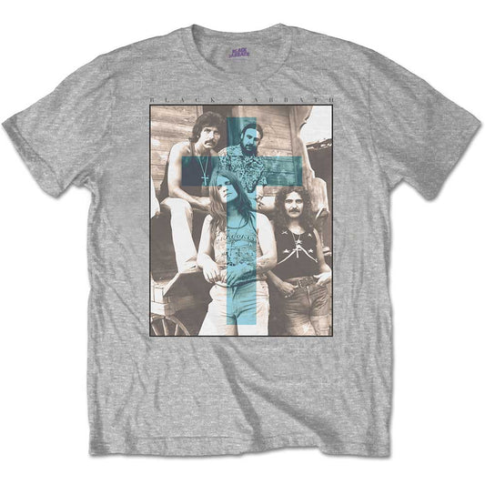 Black Sabbath Blue Cross Unisex T-Shirt