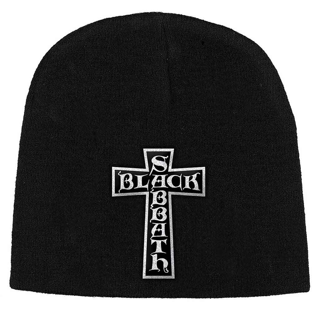 Black Sabbath Cross Logo Unisex Beanie Hat