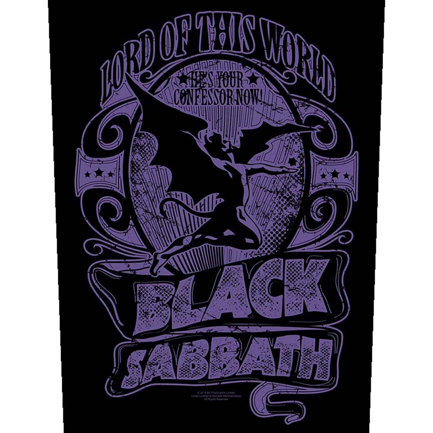 BLACK SABBATH BACK PATCH: LORD OF THIS WORLD