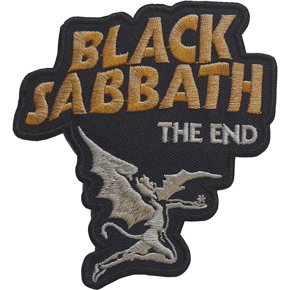 Black Sabbath The End Woven Patch