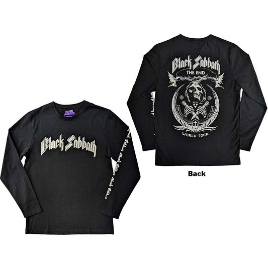 Black Sabbath The End Mushroom Cloud Long Sleeve T-Shirt