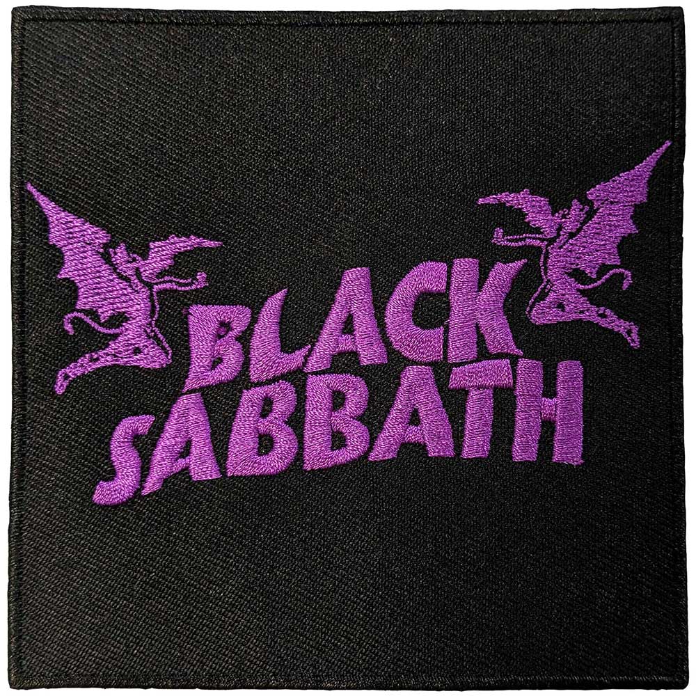 Black Sabbath Wavy Logo a Daemons Woven Patch