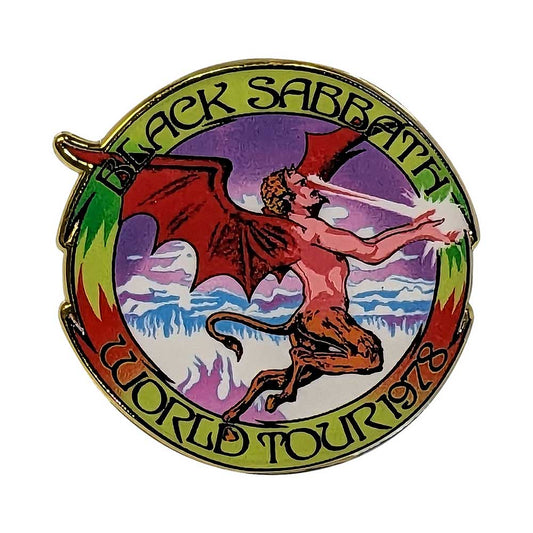 Black Sabbath World Tour 1978 Pin Badge
