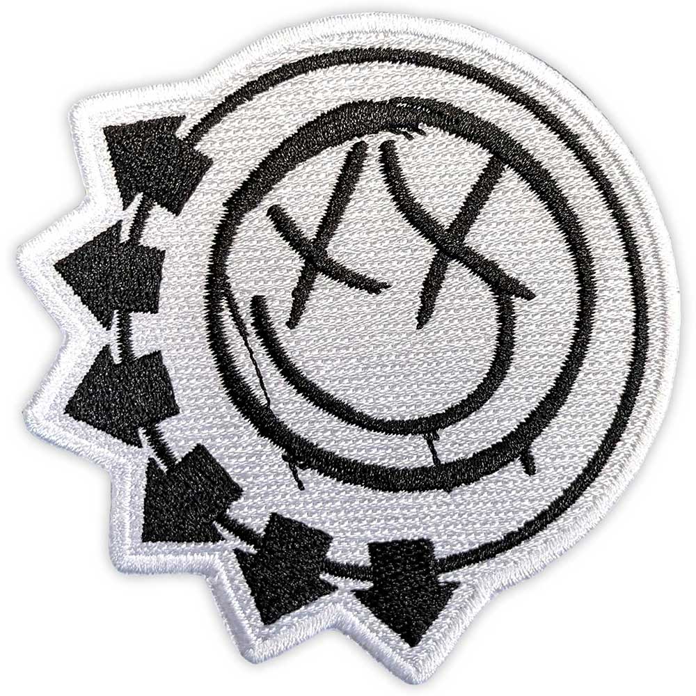 Blink 182 Black Six-Arrow Smile Woven Patch