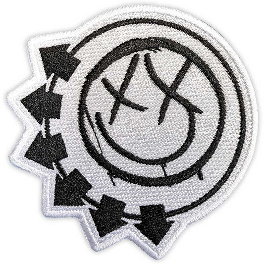 Blink 182 Black Six-Arrow Smile Woven Patch