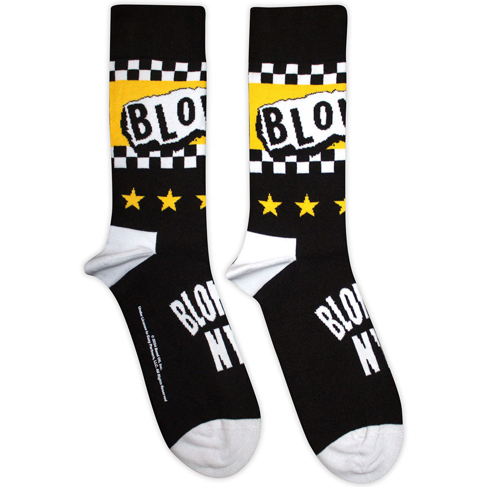 Blondie Nyc Logo Socks