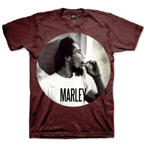 Bob Marley Smokin Circle Unisex T-Shirt