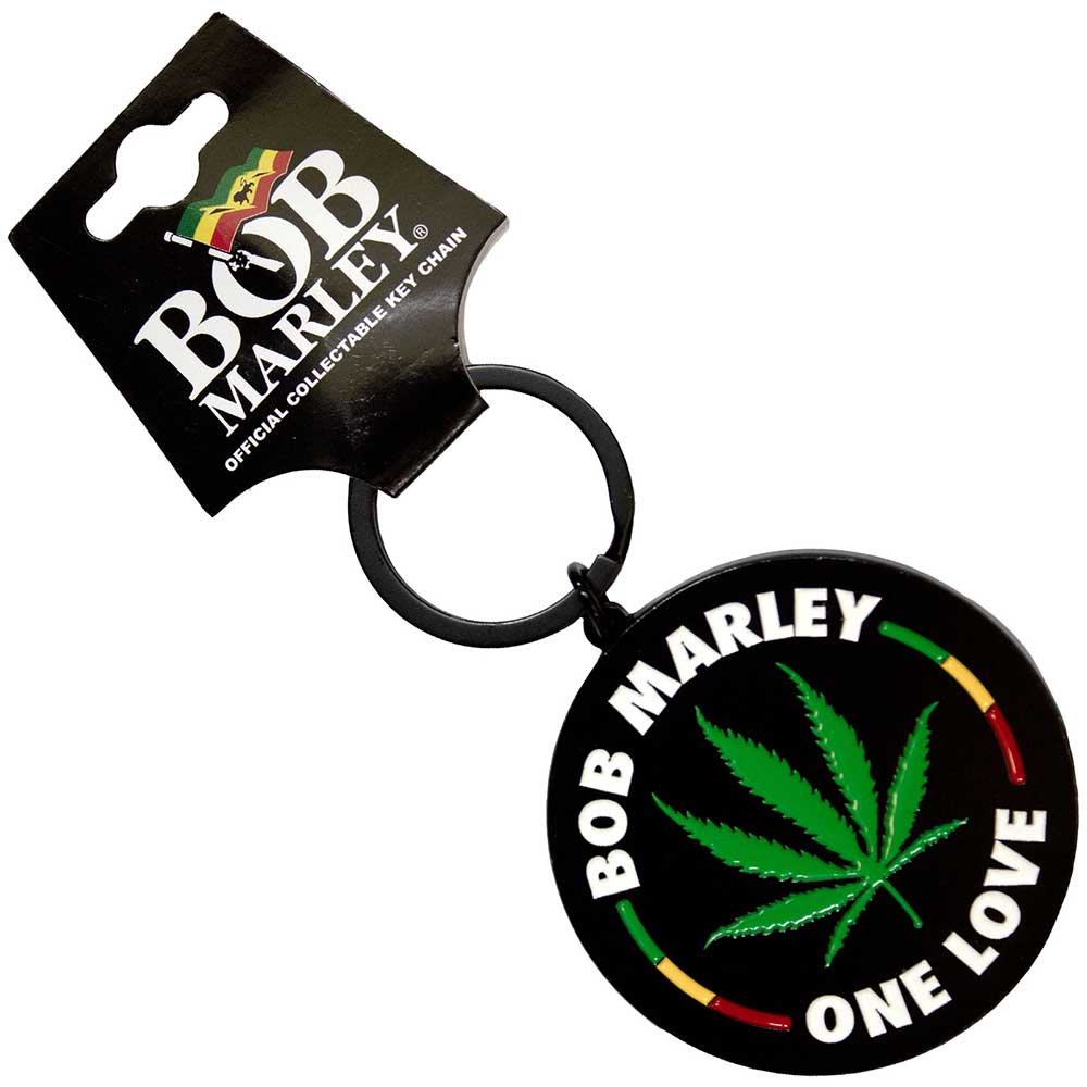 Bob Marley Leaf Keychain