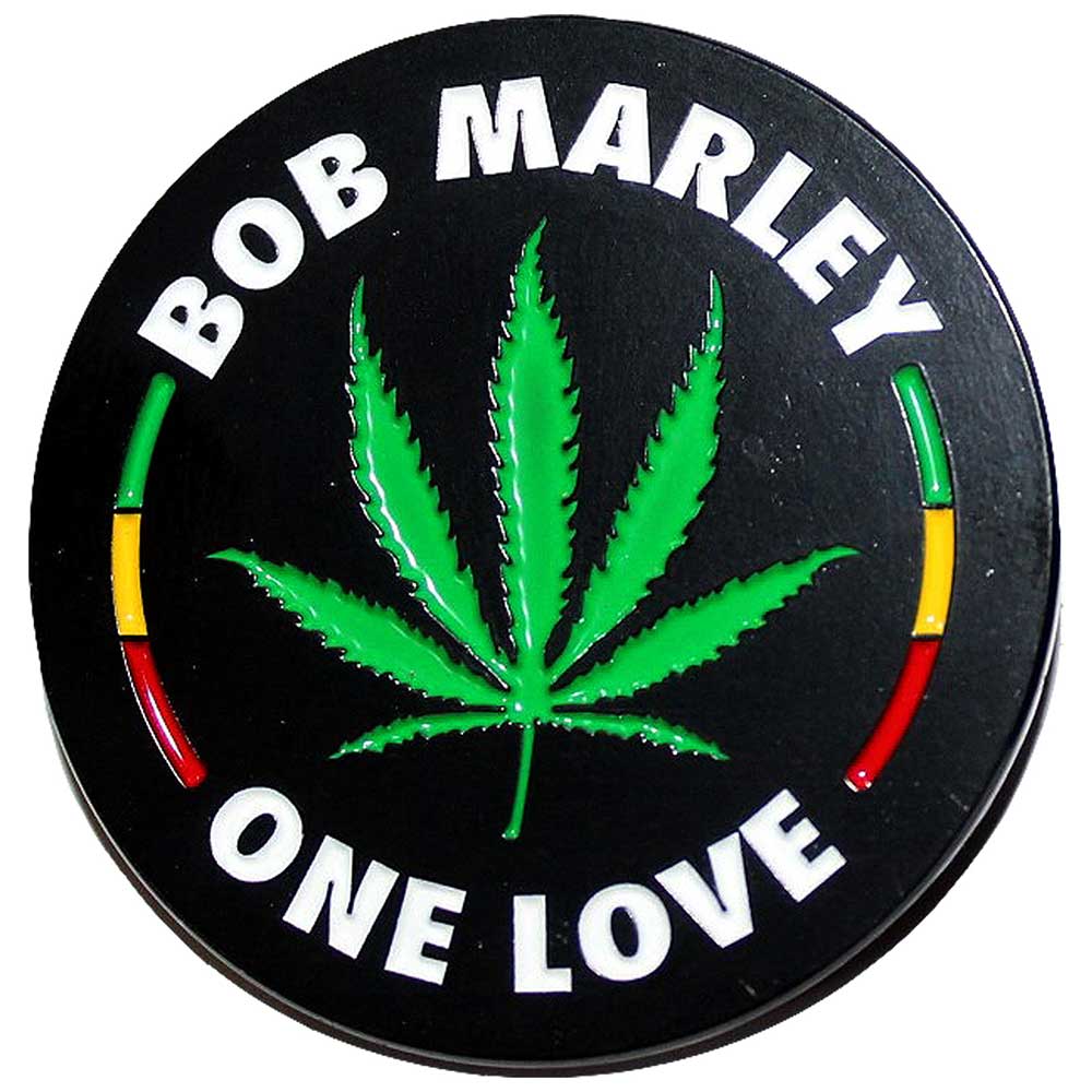 Bob Marley Leaf Pin Badge