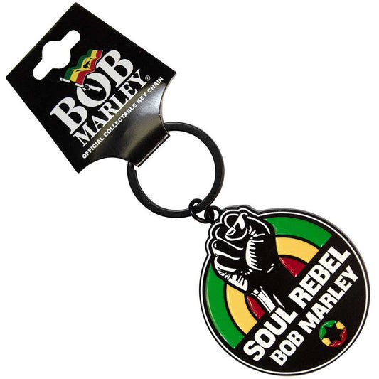 Bob Marley Soul Rebel Keychain