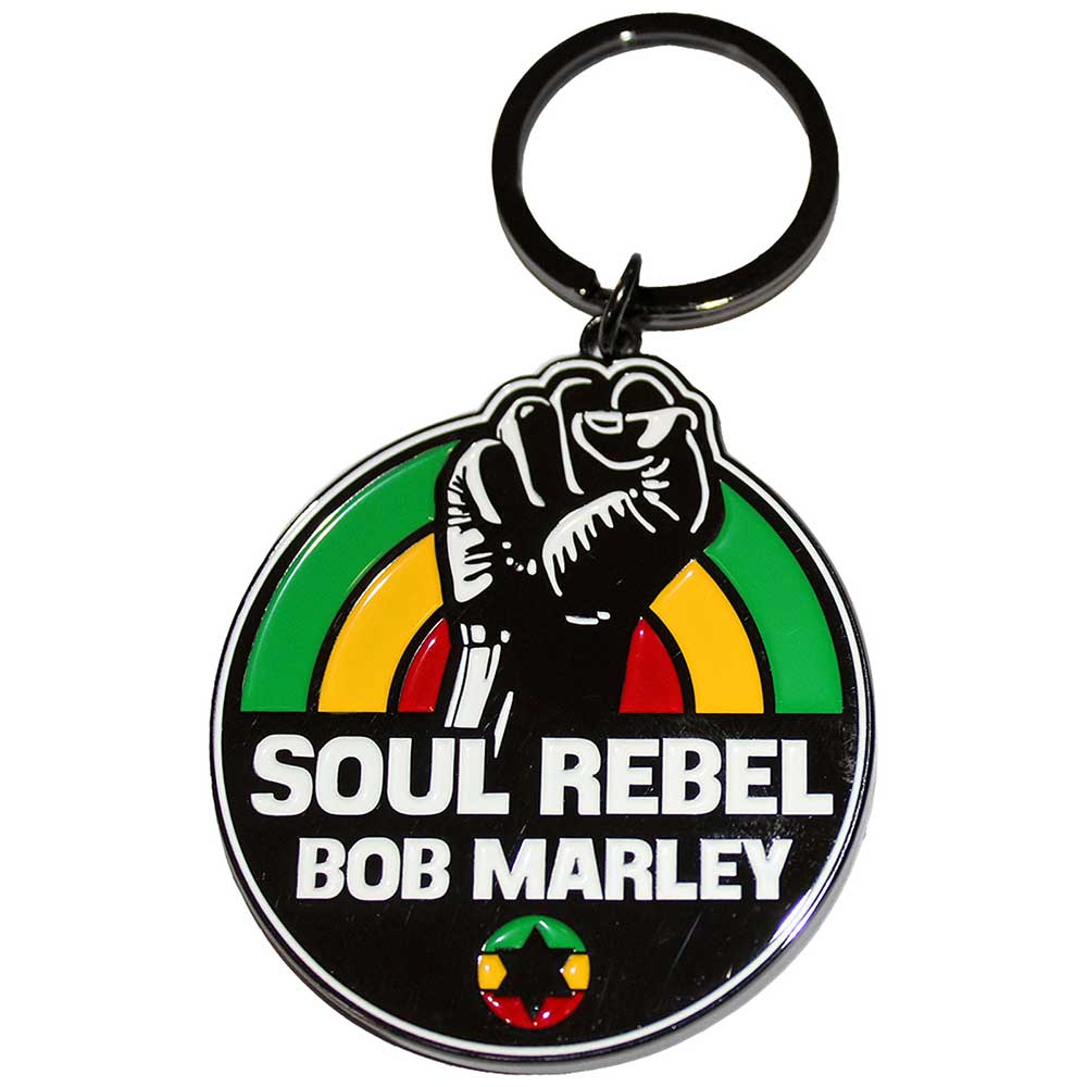 Bob Marley Soul Rebel Keychain