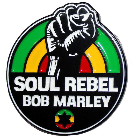 Bob Marley Soul Rebel Pin Badge