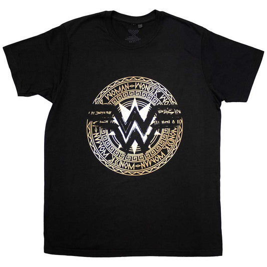 DC Comics Wonder Woman Gold Circle Unisex T-Shirt