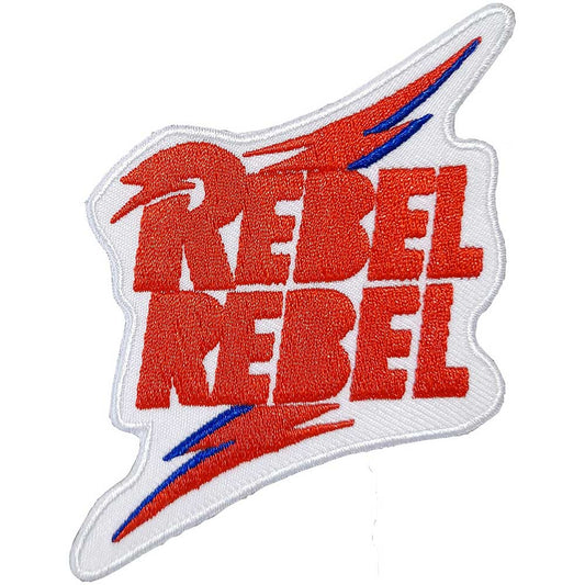 David Bowie Rebel Rebel Woven Patch