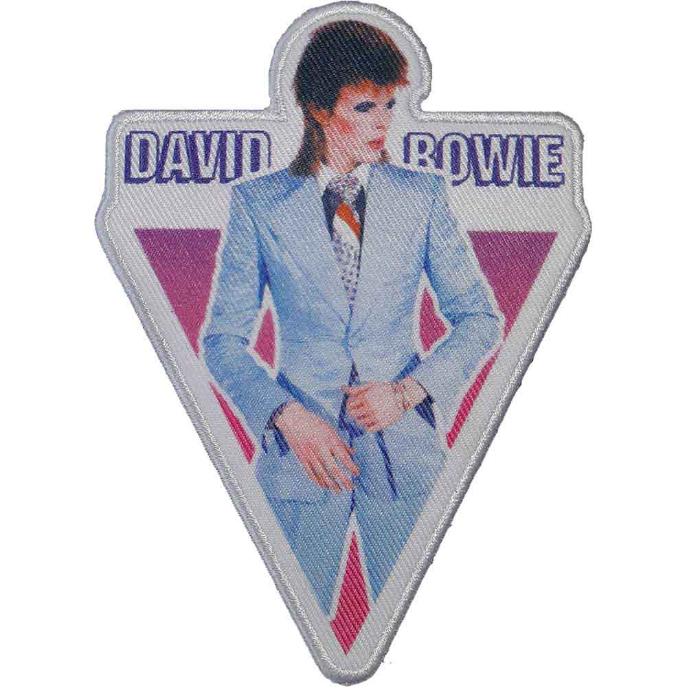 David Bowie Blue Suit Printed Patch