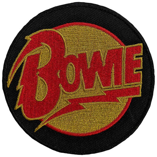 David Bowie Diamond Dogs Logo Circle Woven Patch
