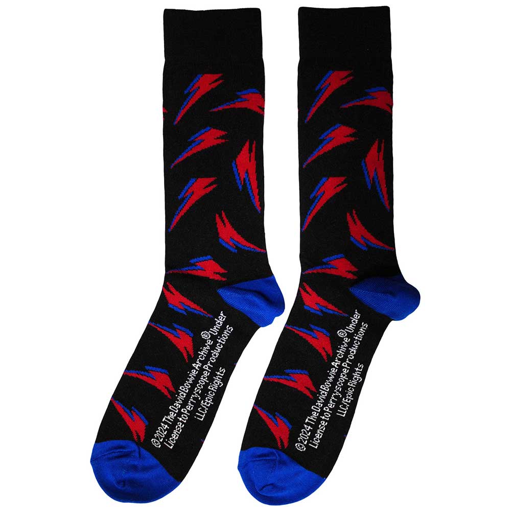 David Bowie Flash Pattern Unisex Ankle Socks