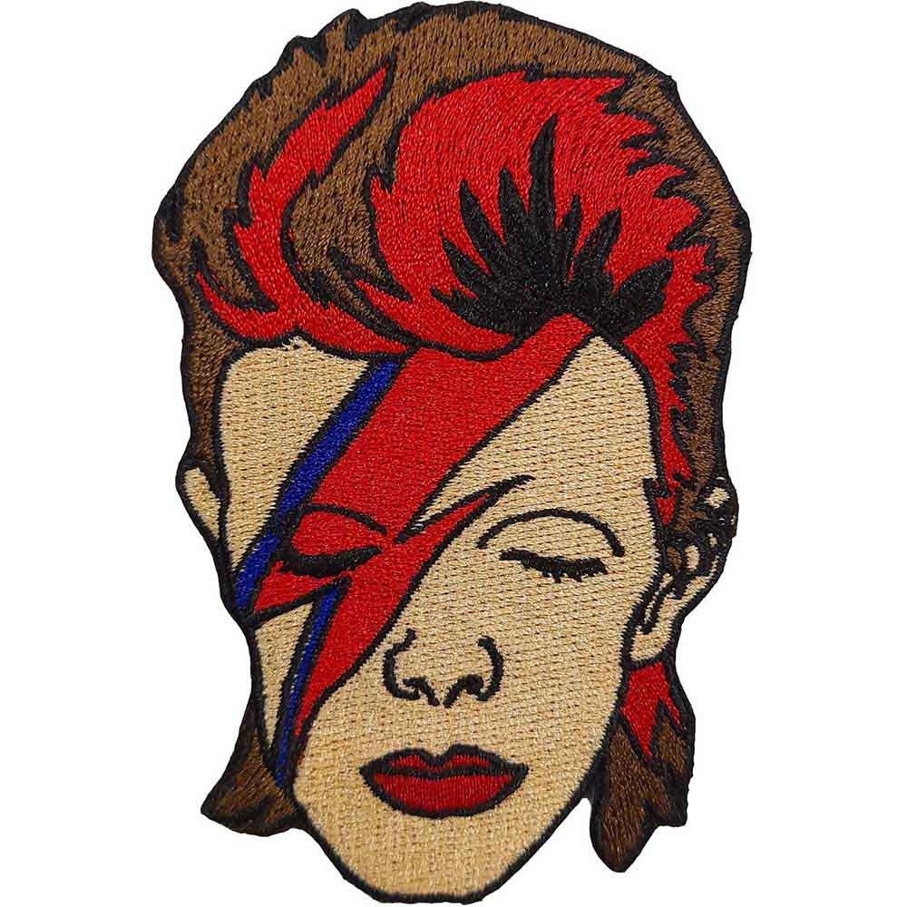 David Bowie Ziggy Face Woven Patch