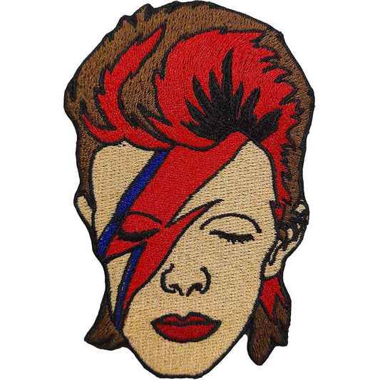 David Bowie Ziggy Face Woven Patch