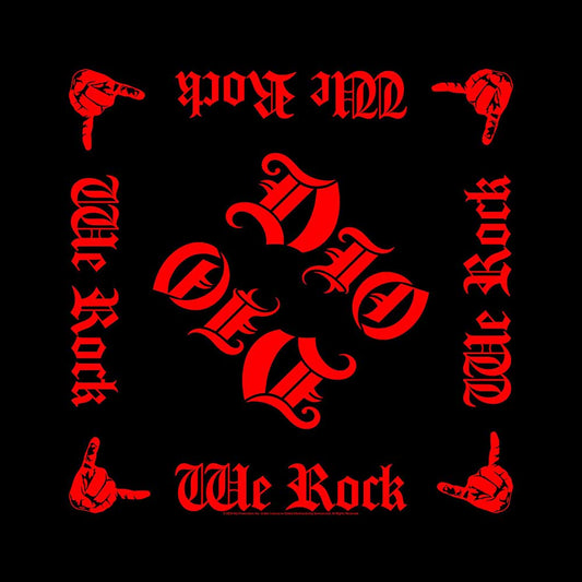 Dio Unisex Bandana: We Rock