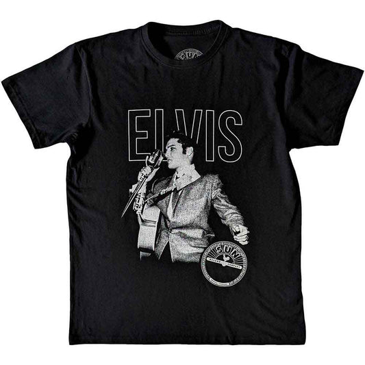 Elvis Presley Live Portrait Sun Records Unisex T-Shirt