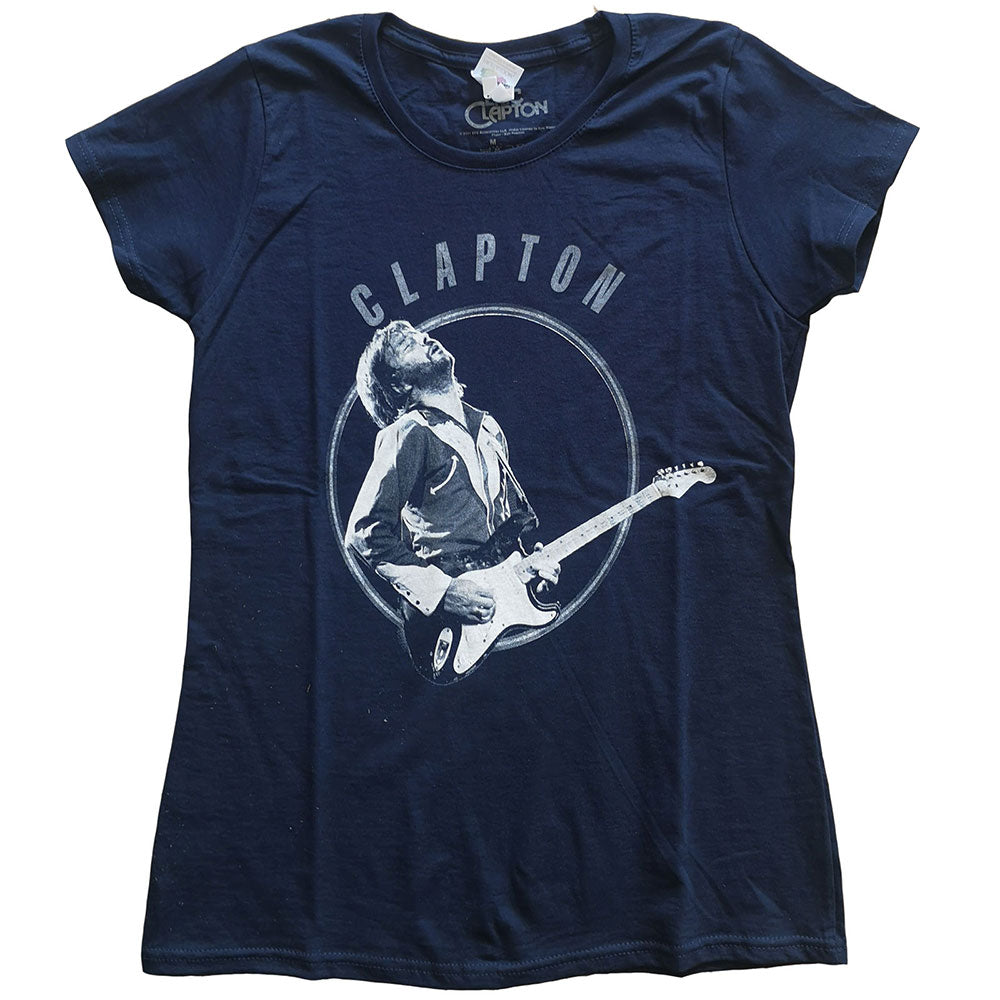 Eric Clapton Vintage Photo Ladies T-Shirt
