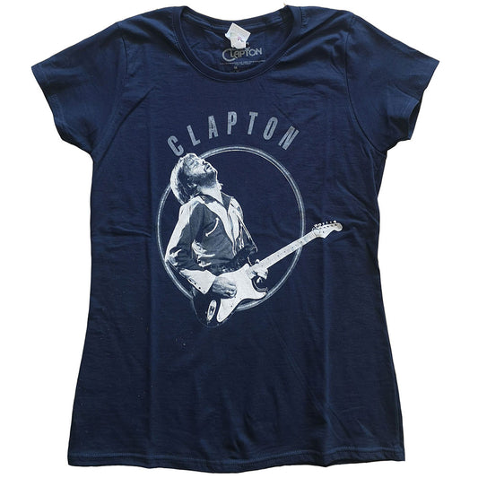 Eric Clapton Vintage Photo Ladies T-Shirt